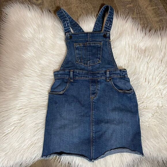 Denim Overall Dress Old Navy 5T - Picture 1 of 4